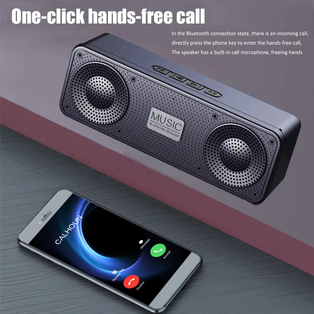 S18 Wireless Creative Bluetooth Smart Speaker Mobile Phone Audio Computer Subwoofer Outdoor Convenient Radio - Reinvent Yourself