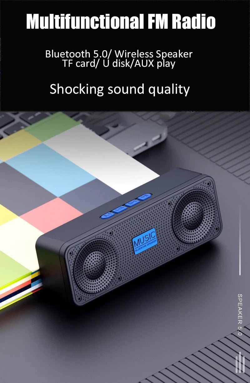 S18 Wireless Creative Bluetooth Smart Speaker Mobile Phone Audio Computer Subwoofer Outdoor Convenient Radio - Reinvent Yourself