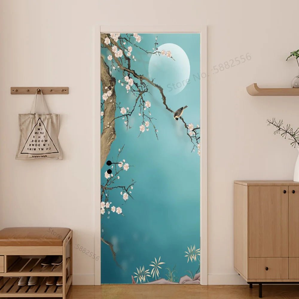 Scenery Door Stickers Wallpaper For Self-adhesive 3d Entrance Bathroom Sticker Room Decor Wall Photo Posters Vinyl On The Closet by Reinvent Yourself