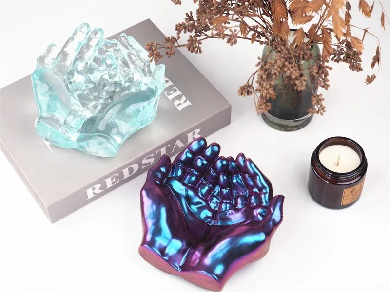 Silicone Hand Mold For Resin Casting DIY Crafts Jewelry Storage Candle Holder - Reinvent Yourself