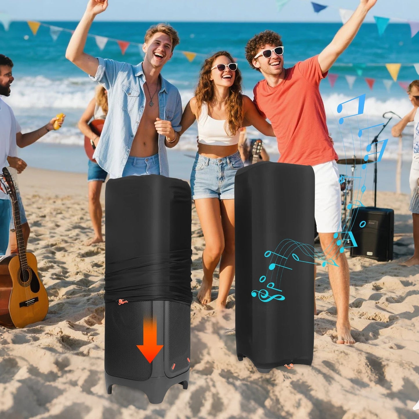 Speaker Protective Cover Sleeve Protector Portable Party Speaker Dust Case Cover for Partybox 1000 - Reinvent Yourself