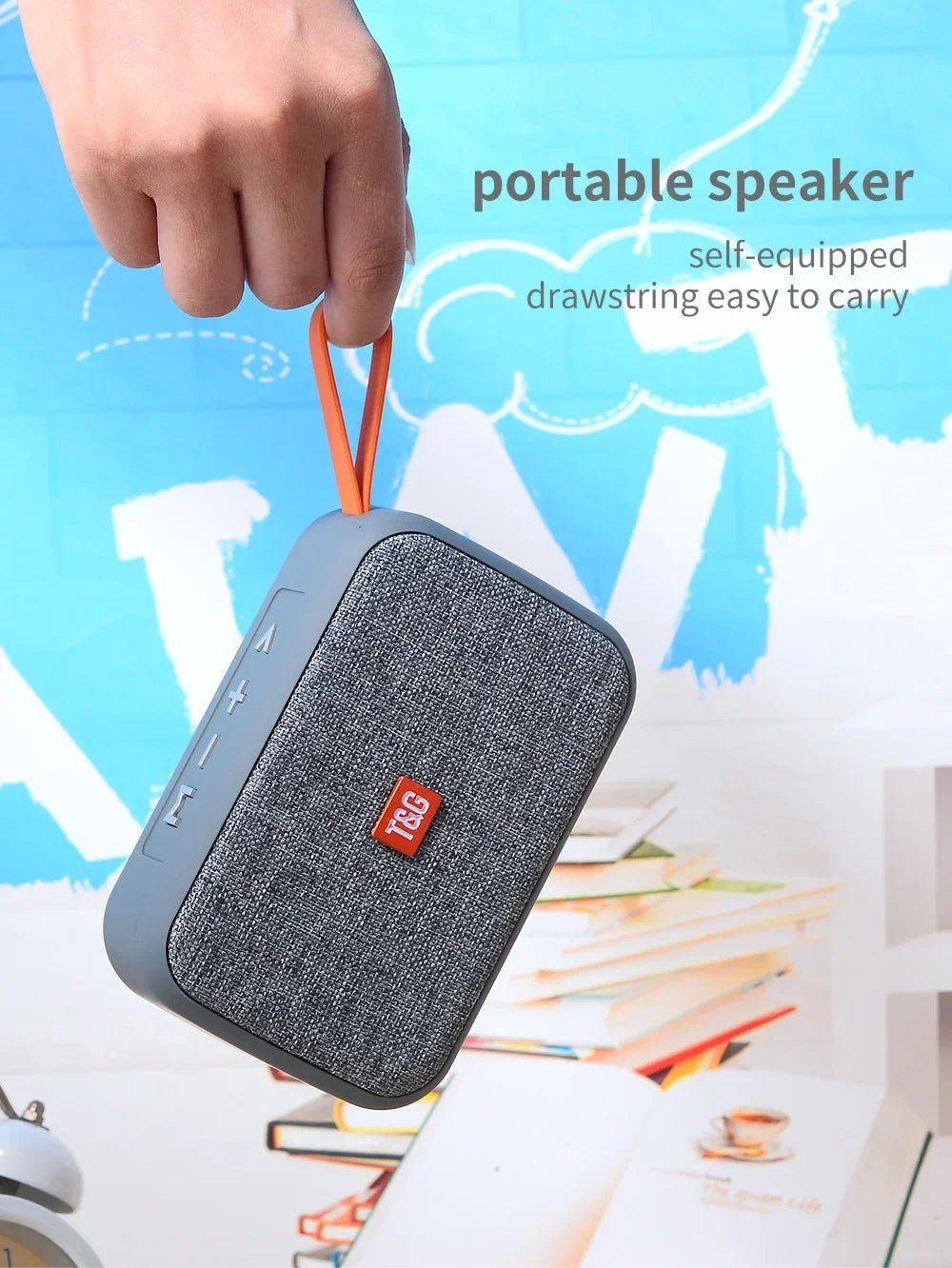 Speaker TG506 Portable Mini Wireless Soundbar Bluetooth 5.0 Outdoor Indoor HIFI Loudspeaker Support TF Card FM Radio Waterproof - Reinvent Yourself