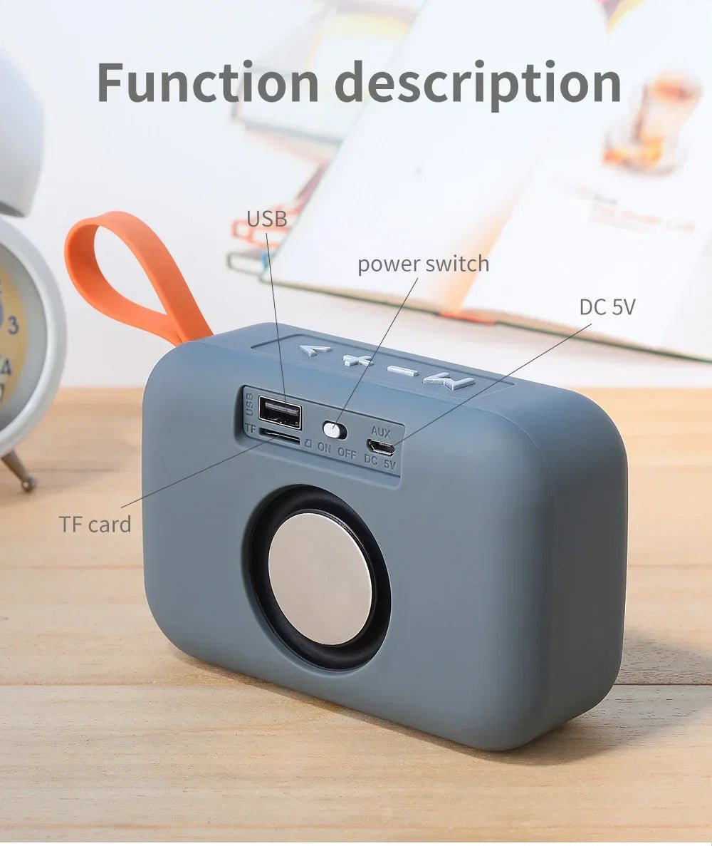 Speaker TG506 Portable Mini Wireless Soundbar Bluetooth 5.0 Outdoor Indoor HIFI Loudspeaker Support TF Card FM Radio Waterproof - Reinvent Yourself