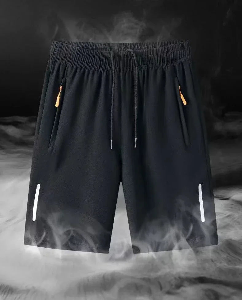 Summer Men Shorts Ice Silk Running Gym Sport Shorts Quick Dry Breathable Beach Short Pant Fitness Jogging Cool Casual by Reinvent Yourself
