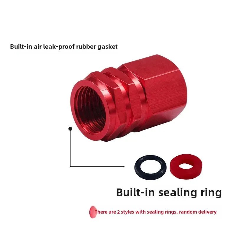 Tire Valve Stem Caps Decorative Tires Accessories Aluminum Alloy Nipple Wheel Caps For Cars Motorcycles Bicycle Cover 2030 - Reinvent Yourself