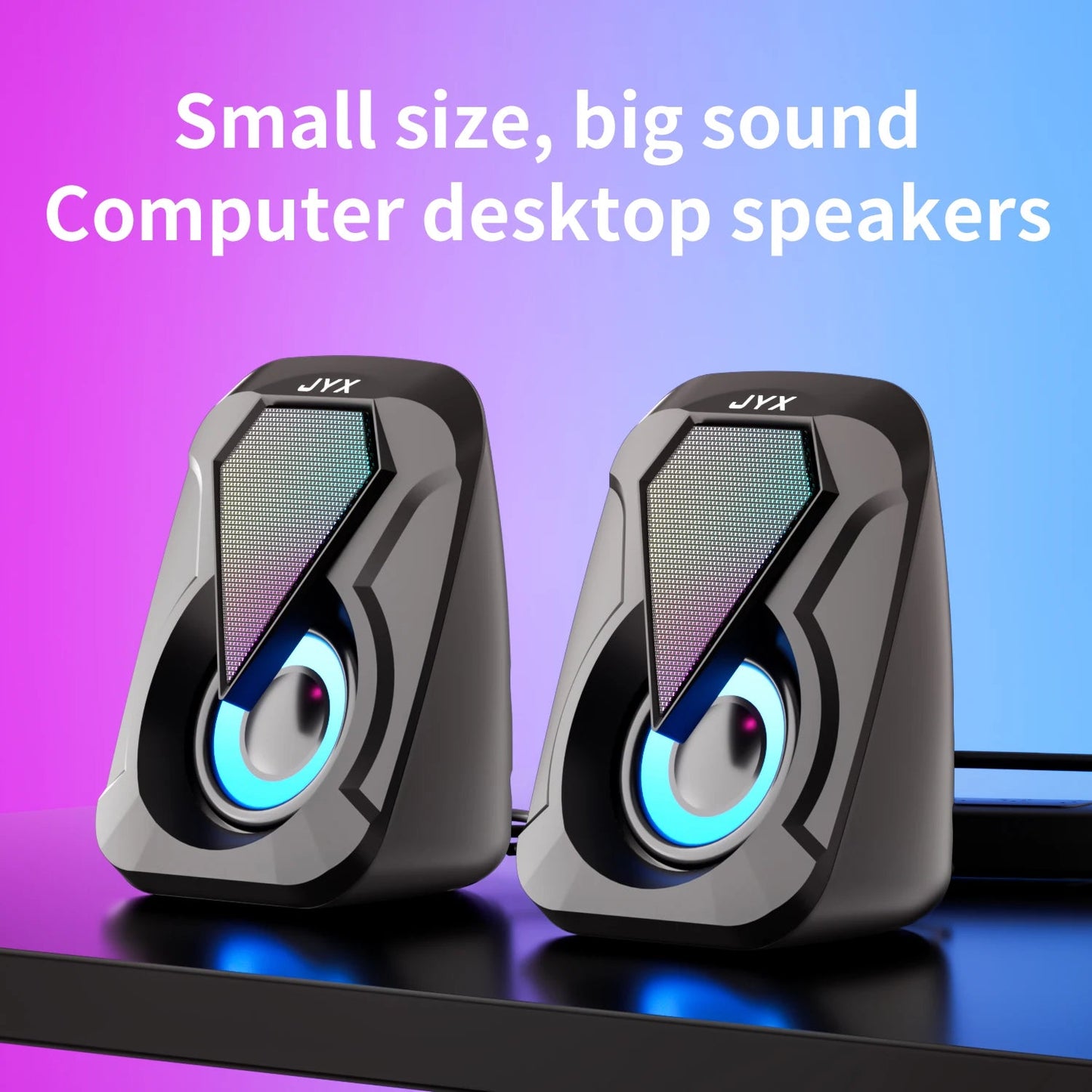 USB Computer Speaker System with USB Subwoofer Mode, USB Low-Frequency Bass, USB Audio Output, and USB Operation—Compatible with Smartphones, Tablets, Laptops, and Game Consoles—Plug-And-Play Setup, Suitable for Pc and Si - Reinvent Yourself