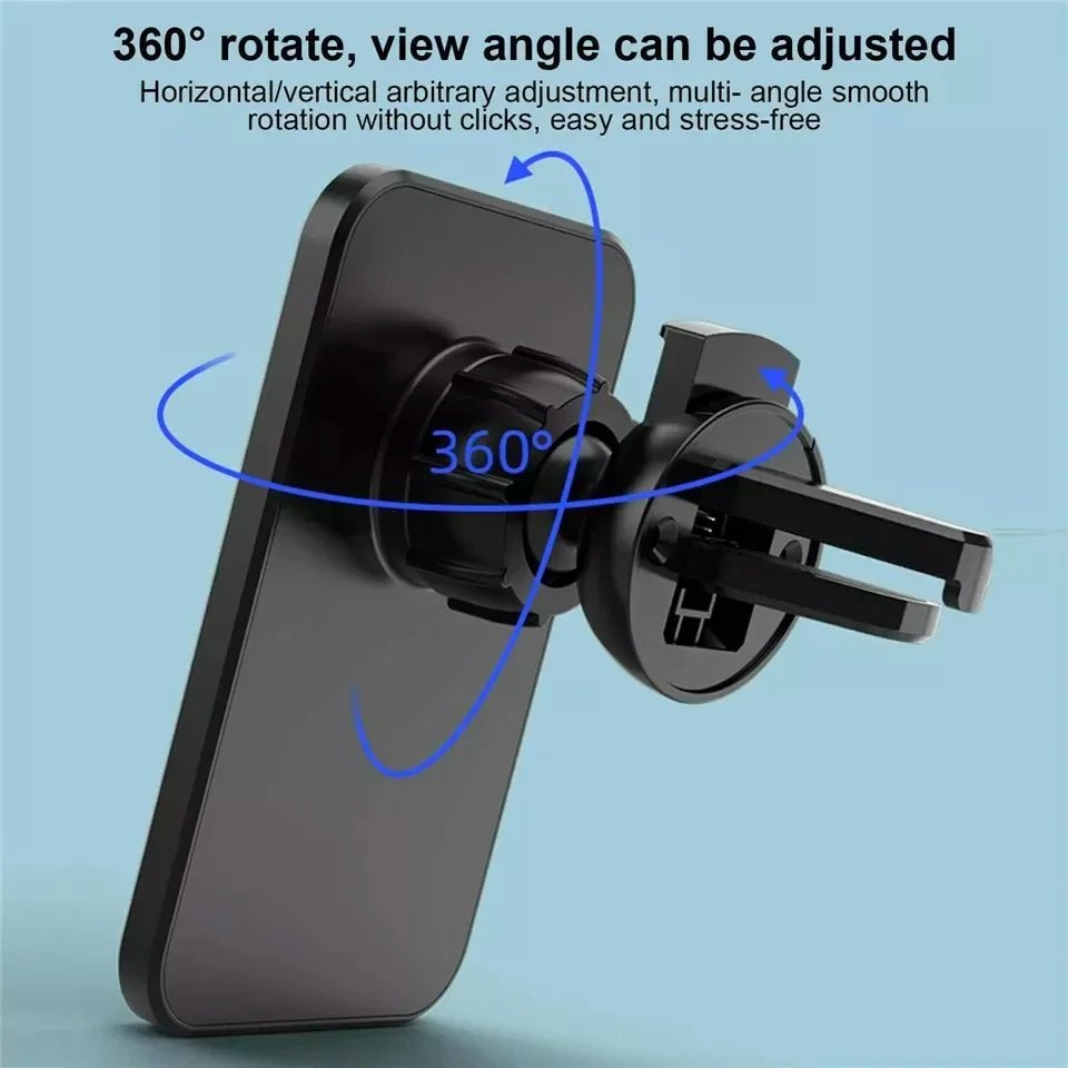 UYUXIO 30W Wireless Charger Magnetic Car Phone Holder for iPhone 16 15 14 13 Pro Max 12 Fast Charging Magnet Induction Adapter - Reinvent Yourself