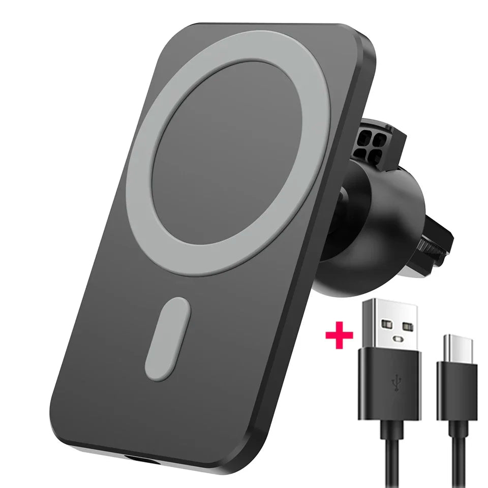 UYUXIO 30W Wireless Charger Magnetic Car Phone Holder for iPhone 16 15 14 13 Pro Max 12 Fast Charging Magnet Induction Adapter - Reinvent Yourself