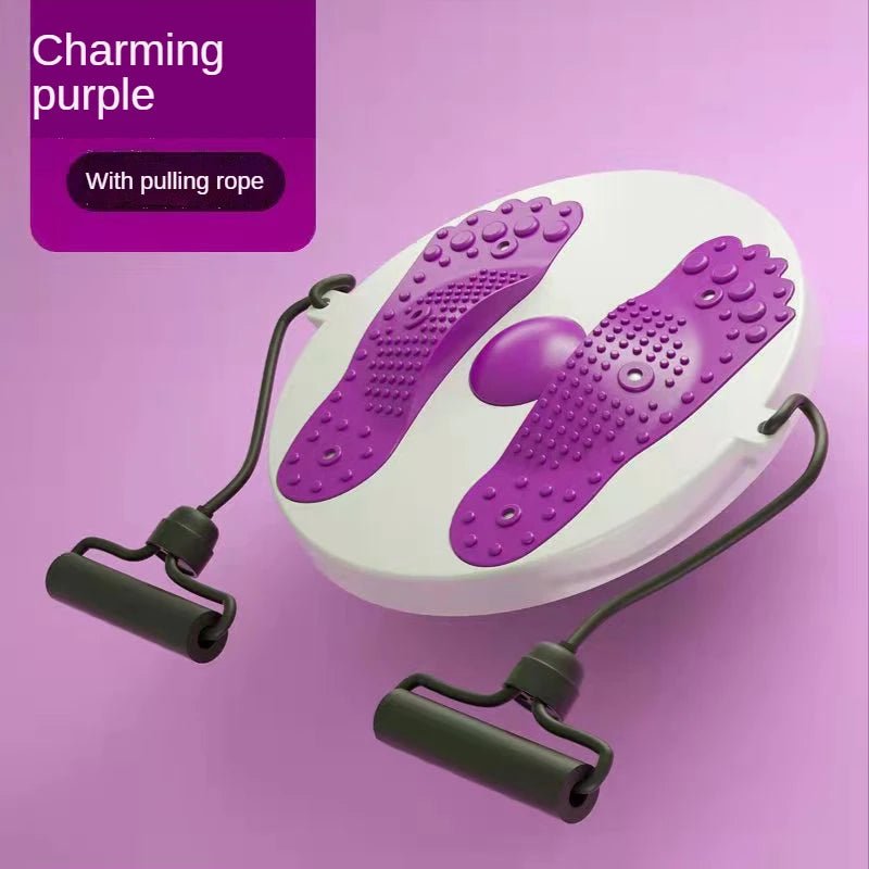 Waist Twisting Disc Unisex Waist Trainer Abdominal Exercise Foot Massage Plate Workout Home Gym Body Building Fitness Equipment by Reinvent Yourself