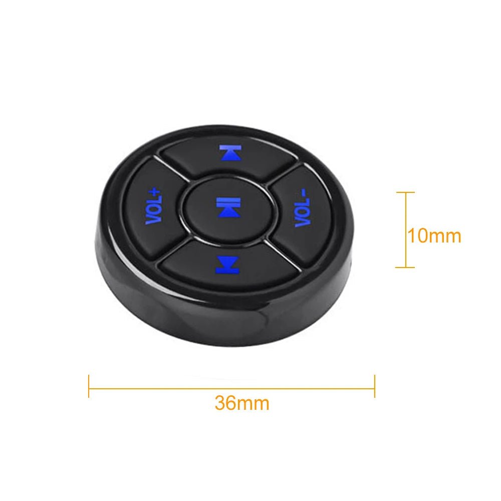 Wireless Bluetooth 5.0 Remote Controller Media Button Car Motorcycle Bike Steering Wheel Music Play for IOS Android Phone Tablet - Reinvent Yourself