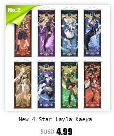 Xiao Yelan Kazuha Hutao Genshin Impact Scroll Canvas Wall Hanging Painting Home Decor Anime Poster Wall Art Room Decoration - Reinvent Yourself