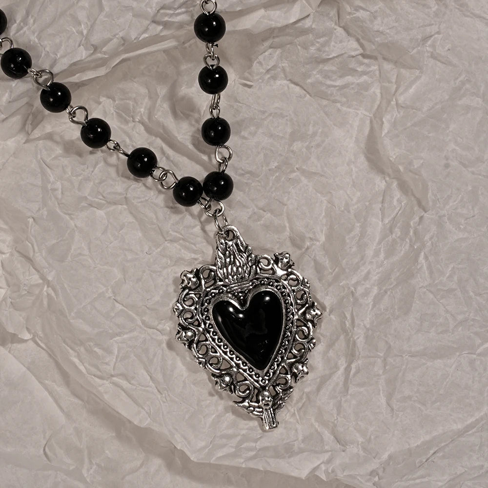 Y2K Sweet Cool Girl Cross Love Pendant Necklace Personalized For Daily Wear - Reinvent Yourself