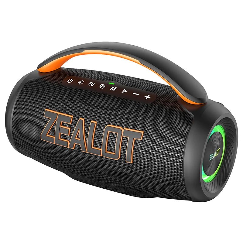 Zealot-P12 Speaker 60W Portable Bluetooth Speaker with IPX6 Waterproof, Comfortable handle,Controllable lighting,TF,USB - Reinvent Yourself